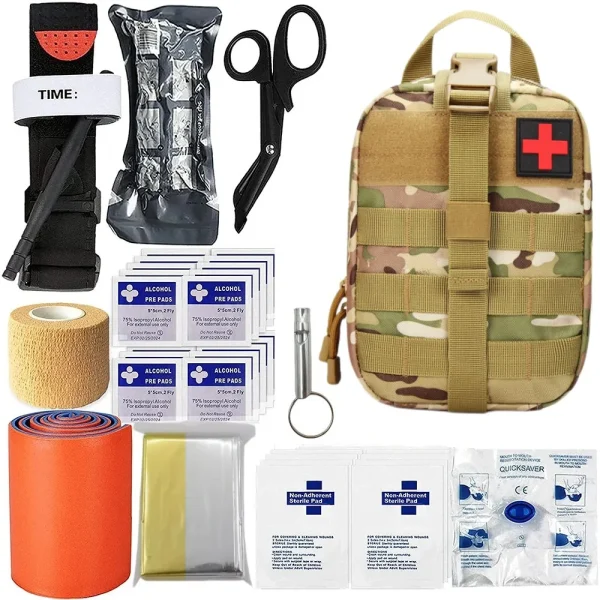 Margarfalds neyðartæki með MOLLE kerfi – 10 hlutar - Image 6