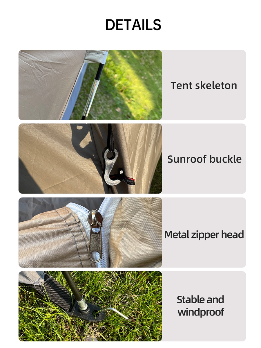 Tjald fyrir tvo, létt útilegutjald í garð og fjallgöngu