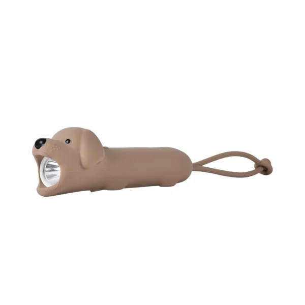USB endurhlaðanlegt vasaljós barna með mjúku sílikoni og dýralaga hönnun - Image 10