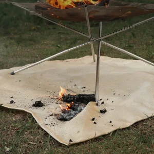 Útivist Eldþolin Vefur fyrir Camping og Grill með Varmavörn