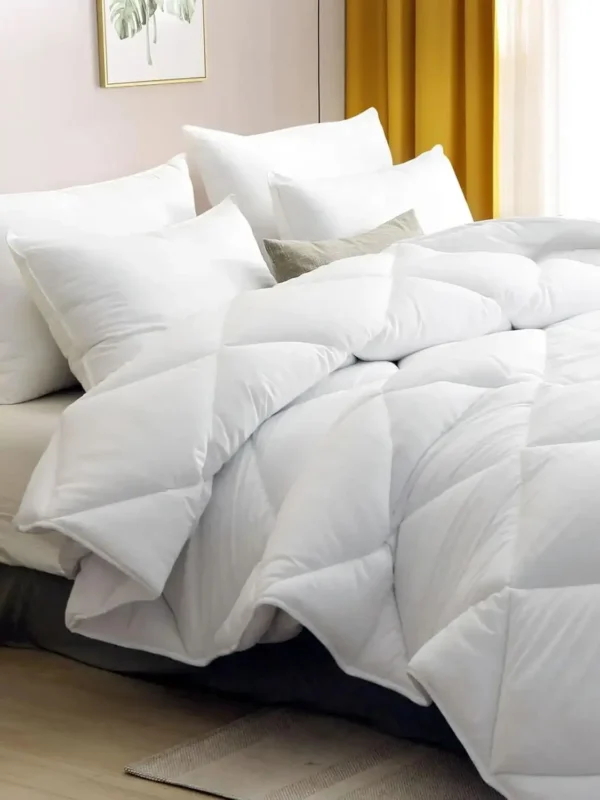 Snúanleg sæng með microfiber efni og endurunninni pólýester fyllingu – lang útgáfa, andar vel og hentar viðkvæmum svefngestum - Image 7