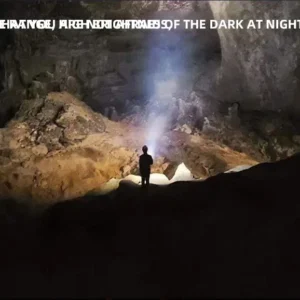 Höfuðljós með 5 LED perum, endurhlaðanlegt með innbyggðri rafhlöðu