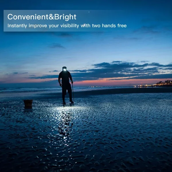 Öflug höfuðljós með 1300lm LED, vatnsheldni og USB endurhleðslu - Image 37