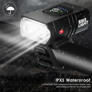 Ódýr höfuðljós með USB hleðslu, 1000lm T6 LED og sex ljósstillingum