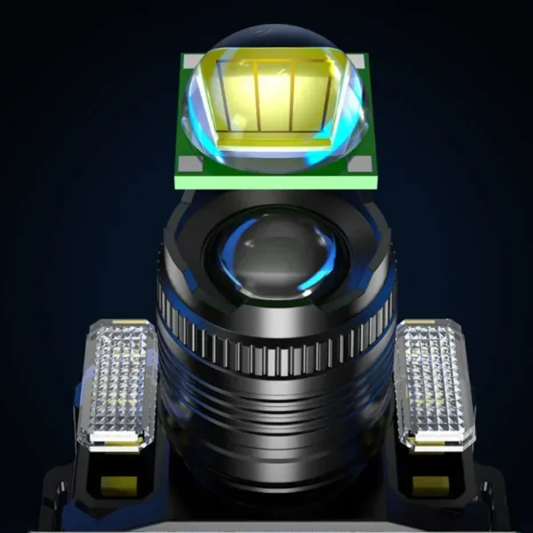 Öflug höfuðljós með 1300lm LED, vatnsheldni og USB endurhleðslu - Image 26
