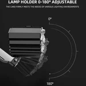 Höfuðljós með 5 LED perum, endurhlaðanlegt með innbyggðri rafhlöðu