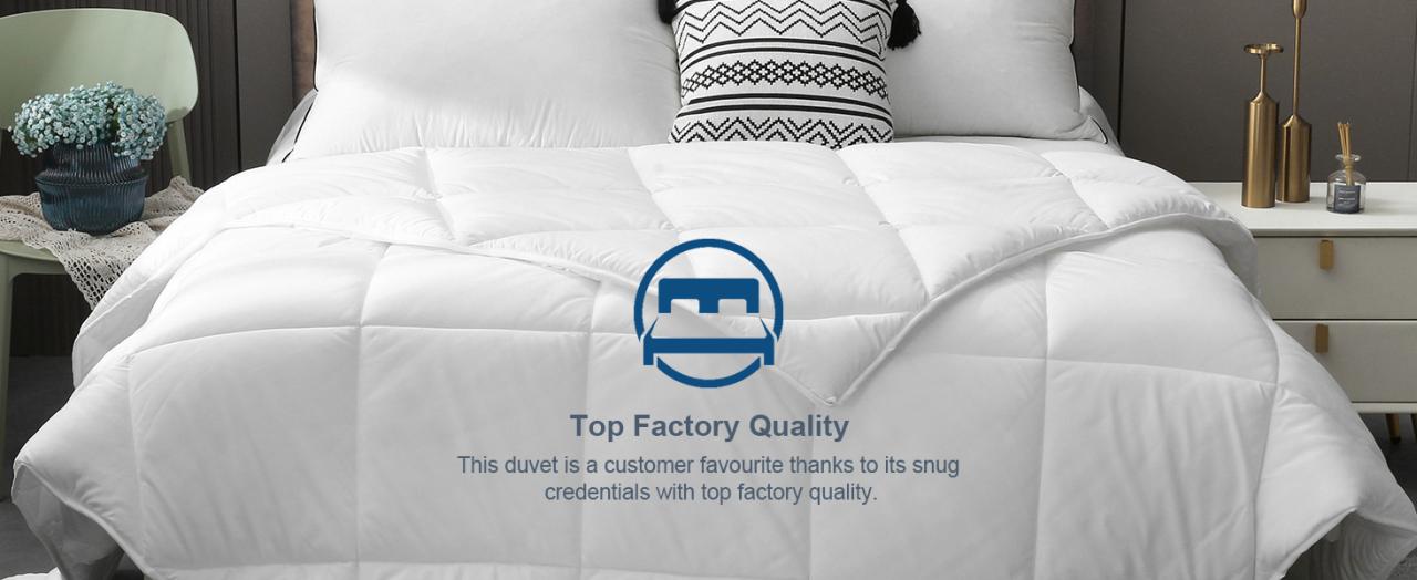 Snúanleg sæng með microfiber efni og endurunninni pólýester fyllingu – lang útgáfa, andar vel og hentar viðkvæmum svefngestum
